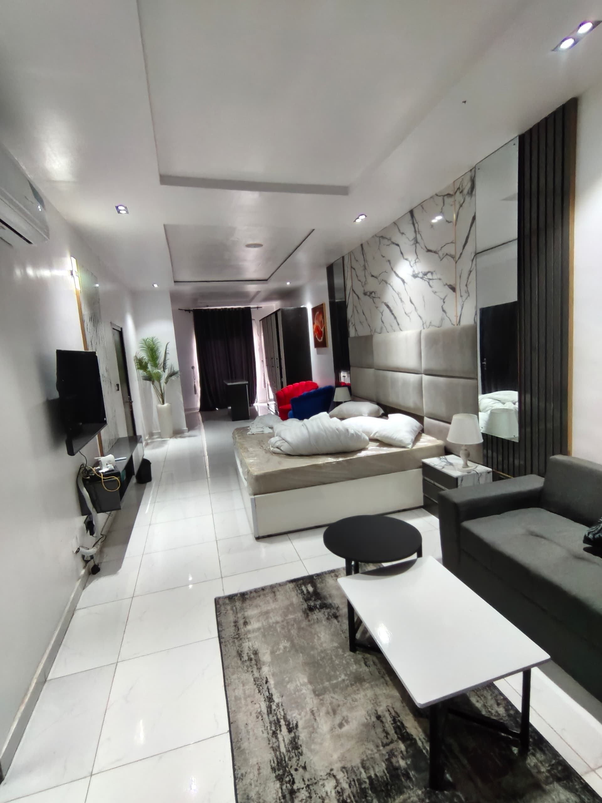Master bedroom, furnished